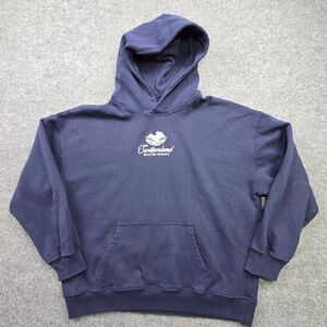 Hollister Women's Medium Super Soft Embroidered Switzerland Winter Resort Hoodie